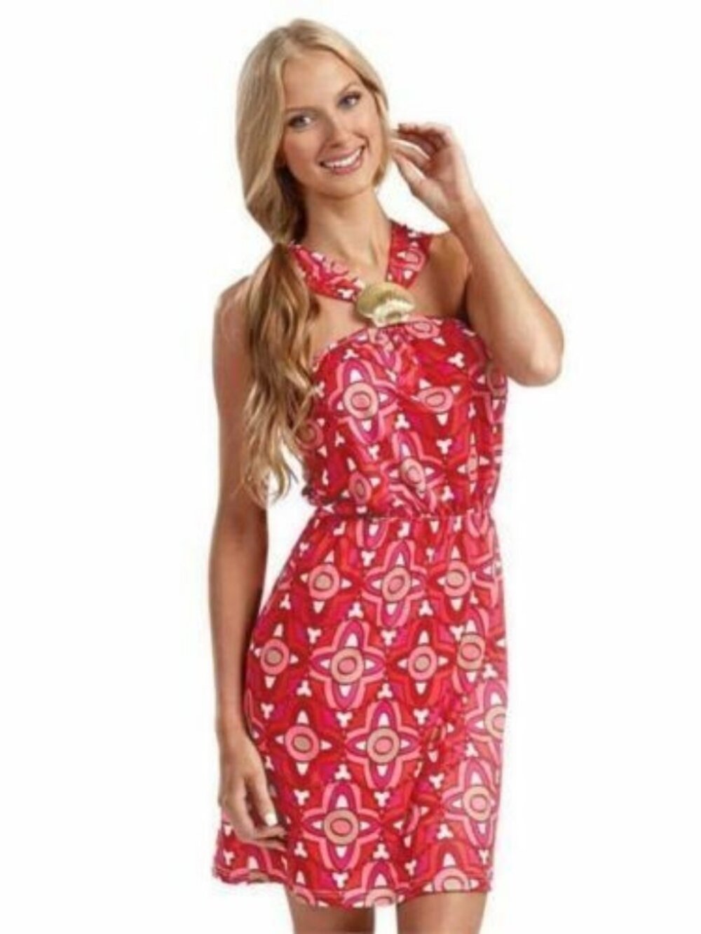 Mud Pie Geometric Mini Dress NWT Size M - Picture 8 of 8